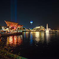 Buy canvas prints of Fun After Sunset Orlando by matthew  mallett