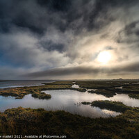 Buy canvas prints of Winter Cold On Hamford Waters by matthew  mallett