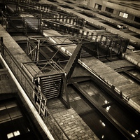 Buy canvas prints of Escape - NYC by Andrew Warhurst