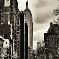 Buy canvas prints of Empire State by Andrew Warhurst