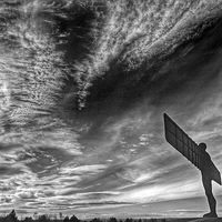 Buy canvas prints of Angel of the North by Andrew Warhurst