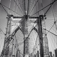Buy canvas prints of Brooklyn bridge by Andrew Warhurst