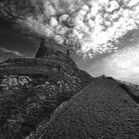 Buy canvas prints of  Lindisfarne Castle by Andrew Warhurst