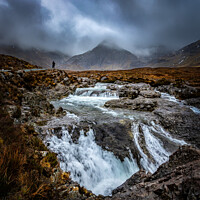 Buy canvas prints of Stormy Weather at Skye's Fairy Pools  by Inca Kala