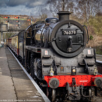 Buy canvas prints of Steam Train At Grosmont Station by Inca Kala
