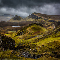 Buy canvas prints of The Quiraing View Towards Sartle - Isle of Skye by Inca Kala