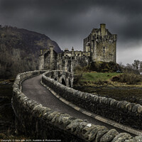 Buy canvas prints of Castle Eilean Donan Walkway  by Inca Kala