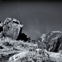 Buy canvas prints of The Cow and Calf Rocks of Ilkley  by Inca Kala