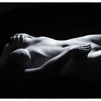Buy canvas prints of Pleasure a nude bodyscape by Inca Kala