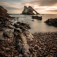 Buy canvas prints of The Bow and Fiddle Rock by Inca Kala