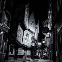 Buy canvas prints of The Shambles in York at Night by Inca Kala