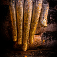 Buy canvas prints of Golden Fingers of Buddha by Inca Kala