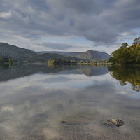 Buy canvas prints of  Grasmere Reflections by Robert Maddocks