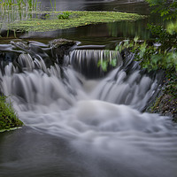 Buy canvas prints of Shepshed Mill WaterFall by Robert Maddocks