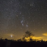 Buy canvas prints of Orion over the Mound by Chris Sinclair