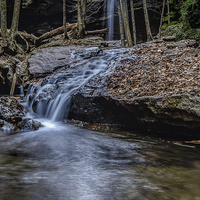 Buy canvas prints of Cucumber Falls by Lou Divers