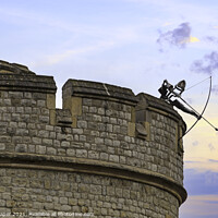 Buy canvas prints of Tower of London Archer by Mark Draper