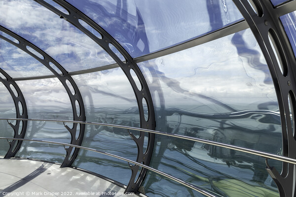 View from British Airways I360 Brighton  Picture Board by Mark Draper