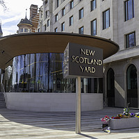 Buy canvas prints of New Scotland Yard by Mark Draper