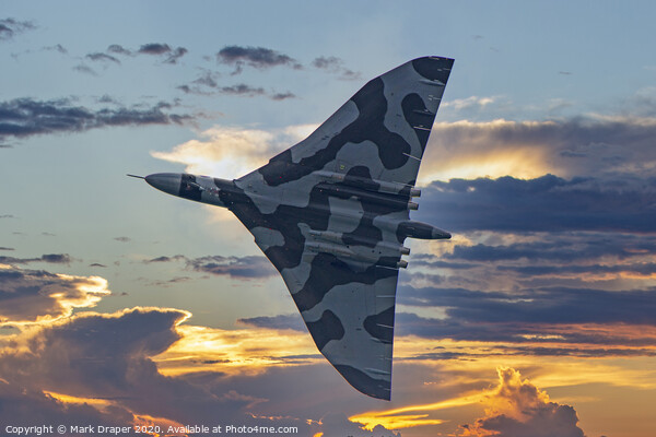 Vulcan after the Sortie Picture Board by Mark Draper