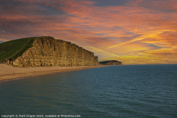 West Bay at Sunset Picture Board by Mark Draper