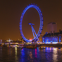Buy canvas prints of London Eye by Stewart Nicolaou