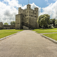 Buy canvas prints of Rochester Castle by Stewart Nicolaou