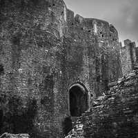 Buy canvas prints of Caerphilly Castle, Wales by Stewart Nicolaou