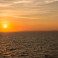 Buy canvas prints of English Channel Sunset by Stewart Nicolaou