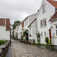 Buy canvas prints of Old Town Stavanger, Norway by Stewart Nicolaou