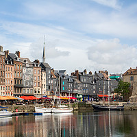 Buy canvas prints of Honfleur Harbour by Stewart Nicolaou