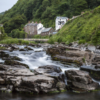 Buy canvas prints of Lynmouth a timeless town by Andrew Pettey