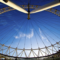 Buy canvas prints of London Eye in the sky by Colin Brittain