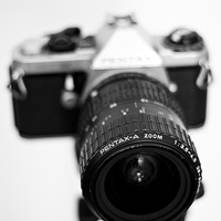 Buy canvas prints of  Pentax ME Super 35mm SLR by Colin Brittain