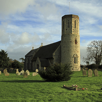 Buy canvas prints of Somerton Church Norfolk by James Taylor