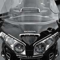 Buy canvas prints of Honda Black and White by Jason Moss