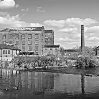 Buy canvas prints of Darley Abbey Mills by Jason Moss