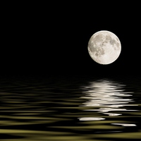 Buy canvas prints of moon reflections 1 by Jason Moss