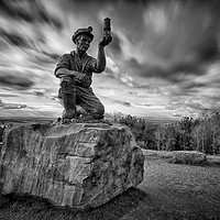 Buy canvas prints of Nottinghamshire Miners Tribute by Jason Moss