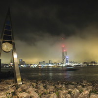 Buy canvas prints of gosport clock and spinaker tower by nick wastie