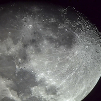 Buy canvas prints of moon close up by nick wastie