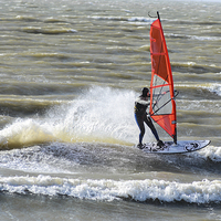 Buy canvas prints of wind surfer by nick wastie