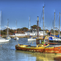Buy canvas prints of hdr titchfield haven by nick wastie