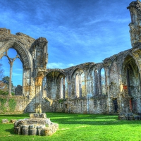 Buy canvas prints of netley abbey ruin by nick wastie
