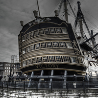 Buy canvas prints of  hms victory by nick wastie