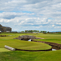 Buy canvas prints of Swilken Bridge, The Old Course, St Andrews. by Tommy Dickson