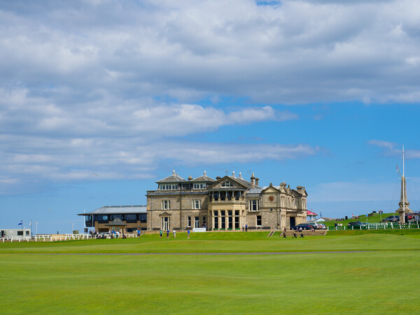 The Royal and Ancient Golf Clubhouse, St Andrews. Picture Board by Tommy Dickson