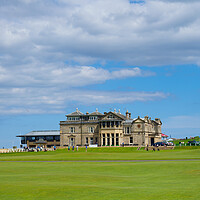 Buy canvas prints of The Royal and Ancient Golf Clubhouse, St Andrews. by Tommy Dickson