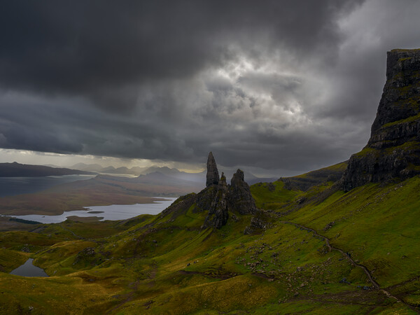 The Old Man Of Storr, Isle of Skye. Picture Board by Tommy Dickson