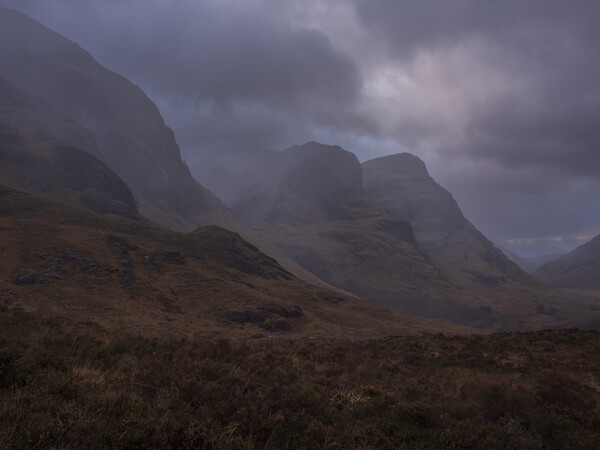 The Three Sisters Of Glencoe. Picture Board by Tommy Dickson